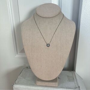 925 silver Evil Eye necklace crystal rhinestone